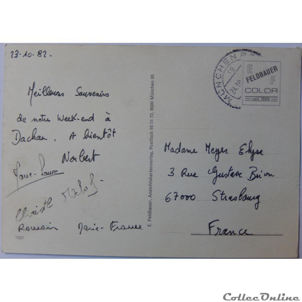 CP d'Allemagne, Bavière, Dachau carte postale europe lorraine cp allemagne baviere dachau