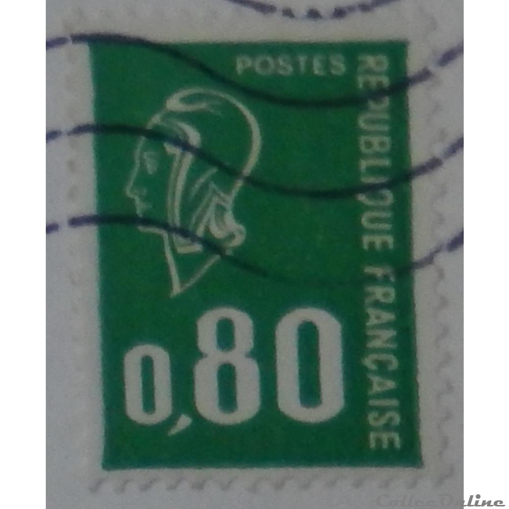 01891 Marianne de Béquet - 80c vert de 1976 5 timbre france 01891 marianne de bequet 80c vert de 1976