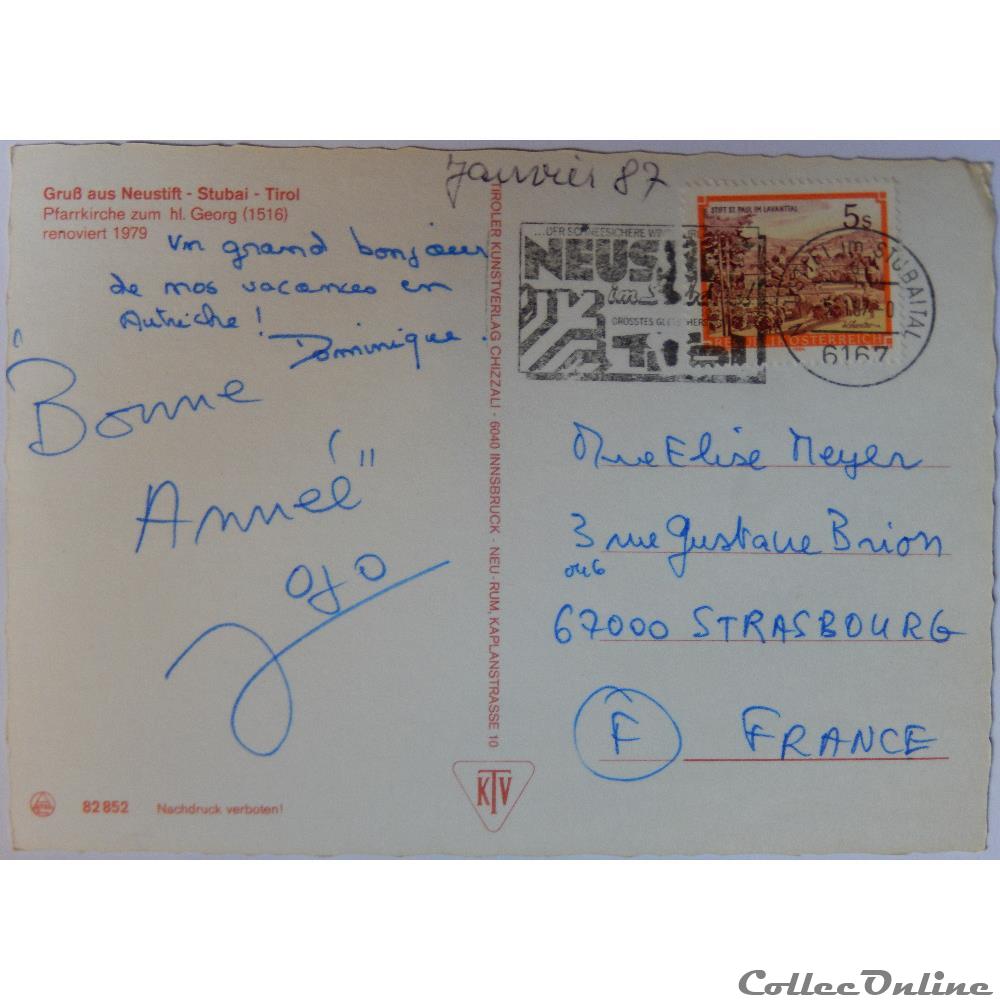 CP d'Autriche, Tirol, Neustift im Stubaital carte postale europe basse normandie cp autriche tirol neustift im stubaital