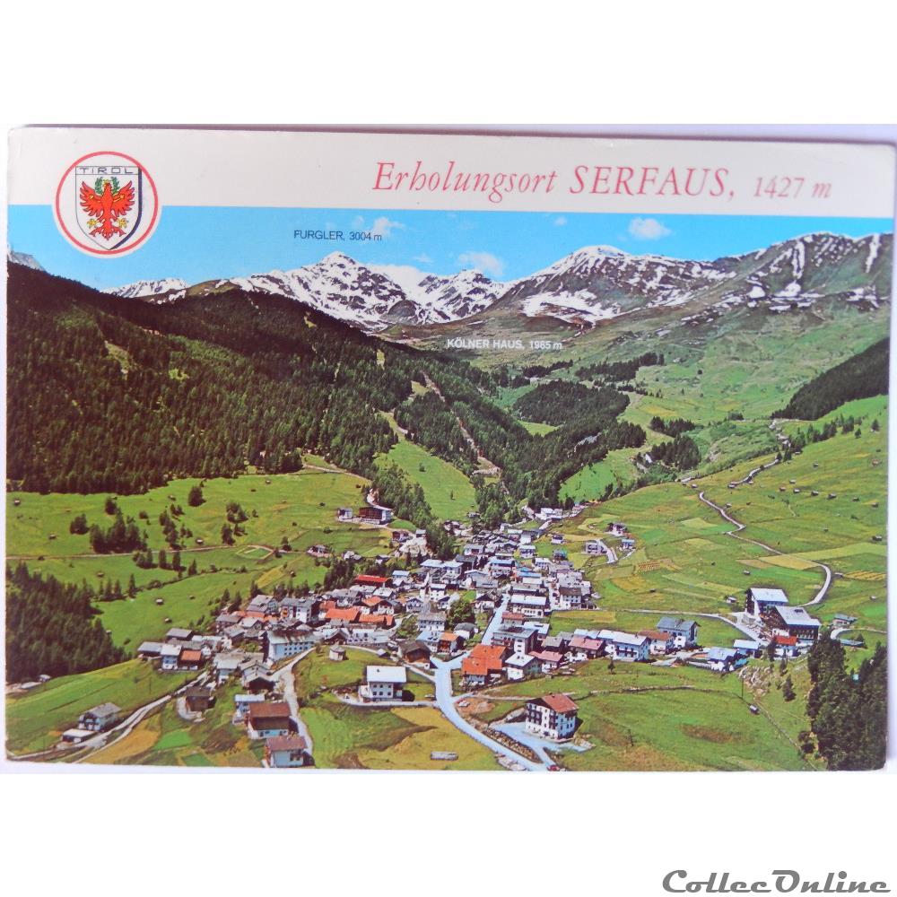 CP d'Autriche, Tirol, Serfaus carte postale europe languedoc roussillon cp autriche tirol serfaus