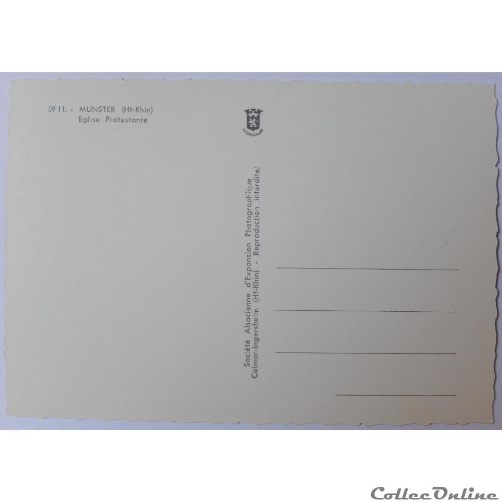 carte postale france alsace cp du haut rhin munster