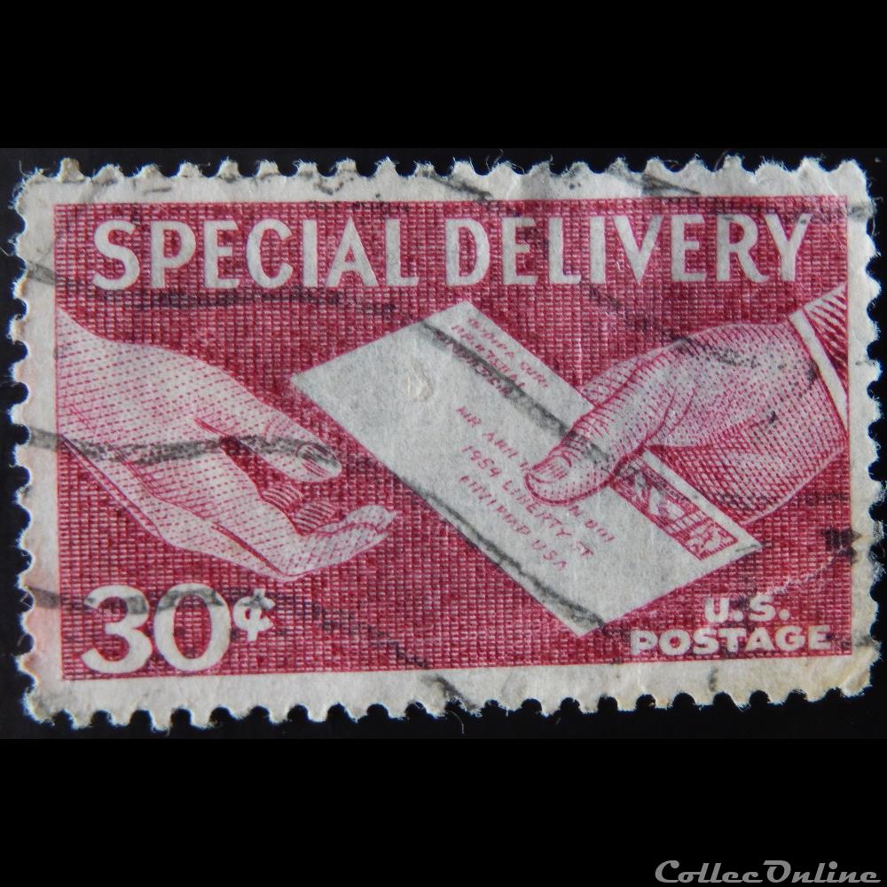 Etats Unis E0017 courrier 30c de 1957 timbre amerique etats unis e0017 courrier 30c de 1957