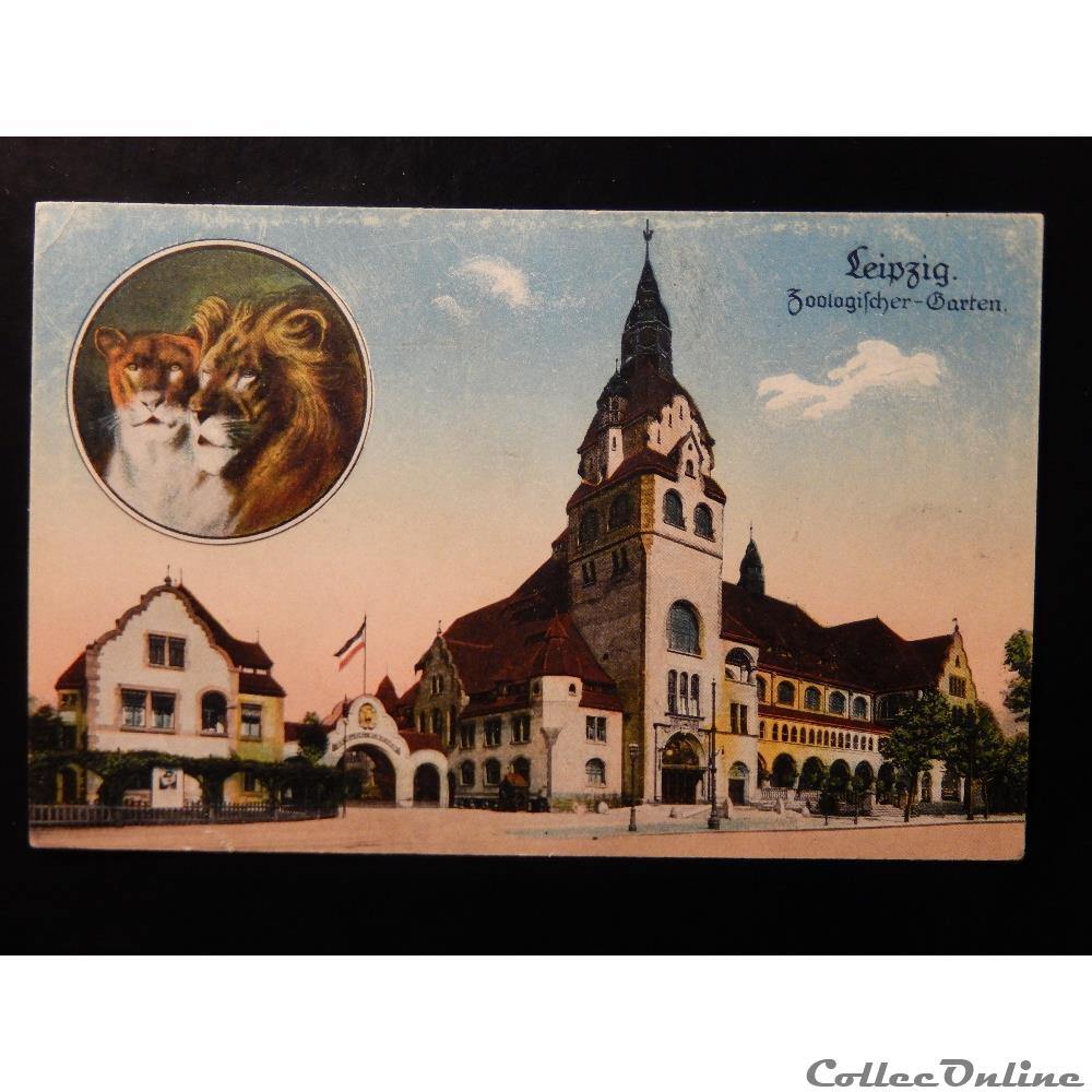 carte postale europe aquitaine cpa allemagne leipzig