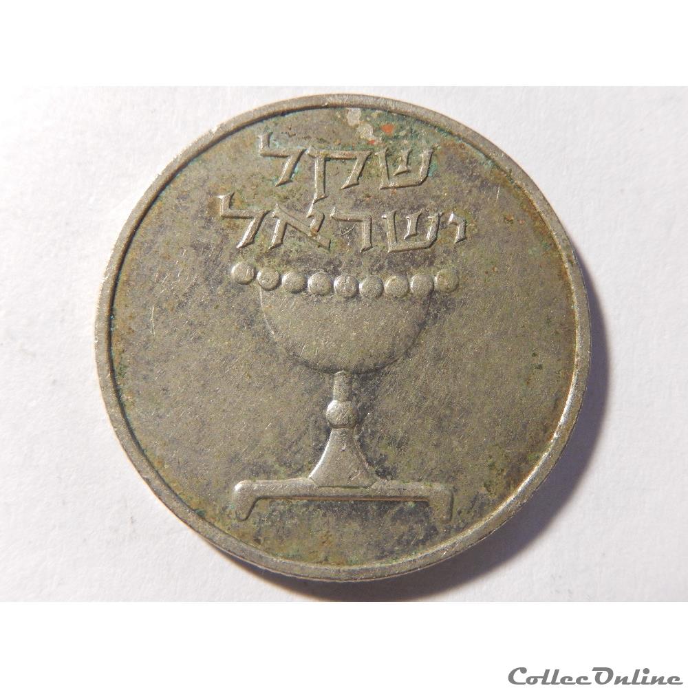 1 Sheqel de 1981 2 monnaie monde israel 1 sheqel de 1981