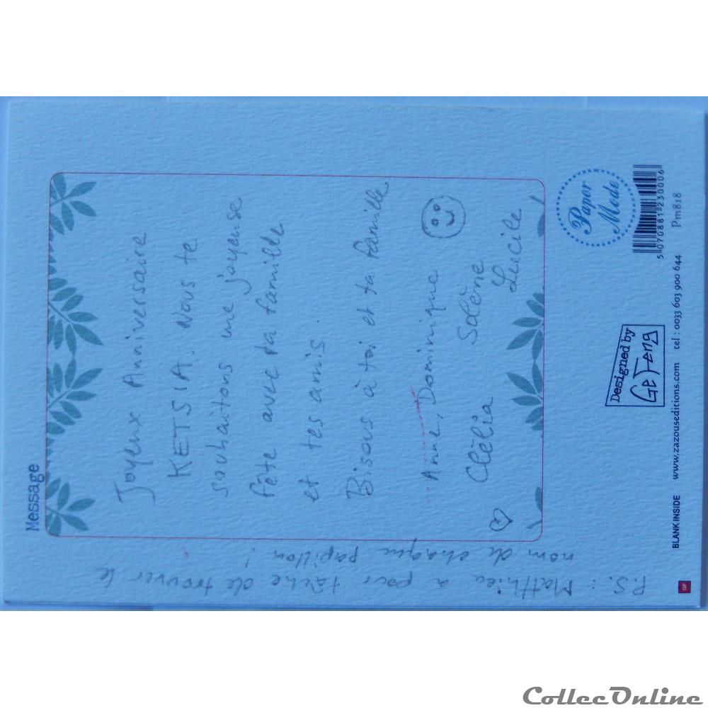 carte postale provence cote d azur cp bon anniversaire