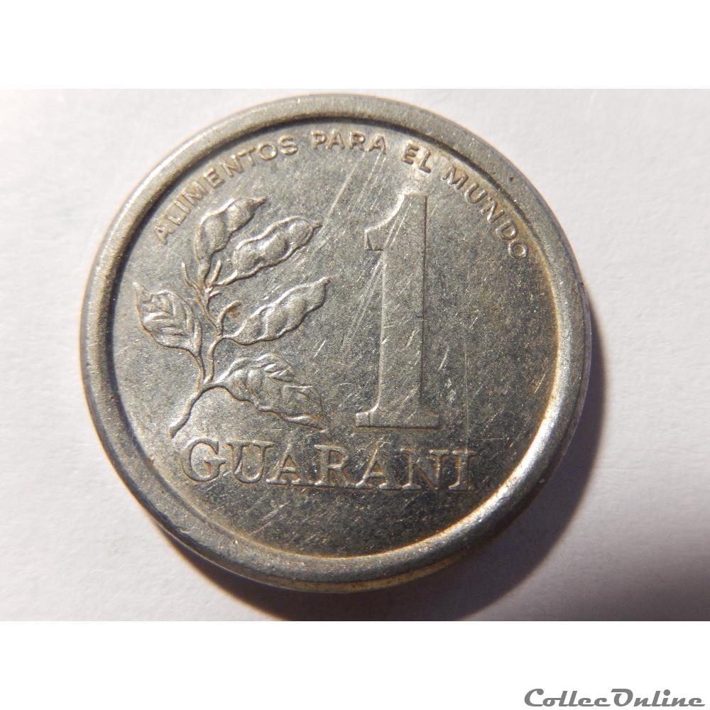 1 guarani de 1980 monnaie monde paraguay 1 guarani de 1980