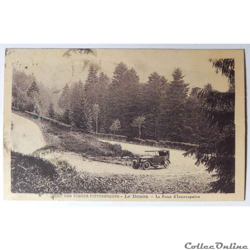 CPA du Donon, le point d'interrogation, Bas-Rhin carte postale france alsace cpa du donon le point interrogation bas rhin