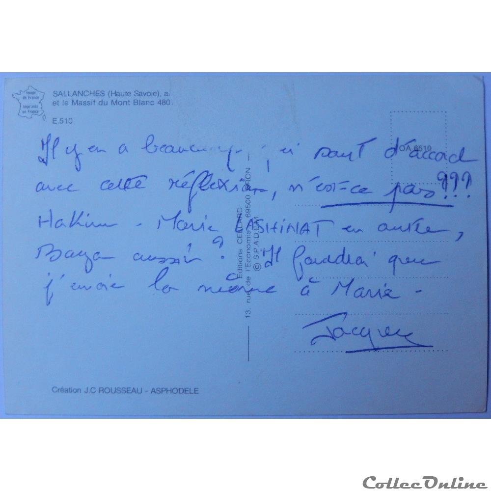 CP de Haute-Savoie, Sallanches carte postale france rhone alpe cp de haute savoie sallanches