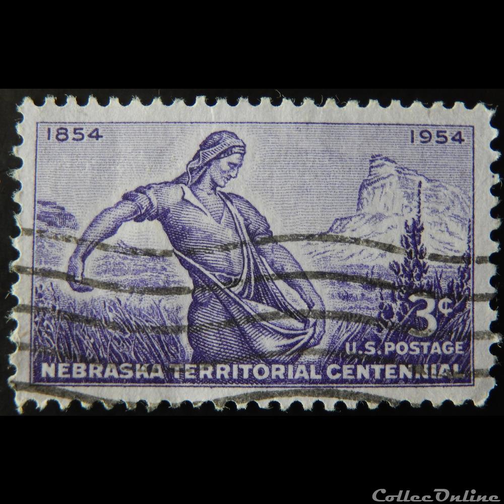 Etats Unis 00583 le semeur 3c de 1954 timbre amerique etats unis 00583 le semeur 3c de 1954