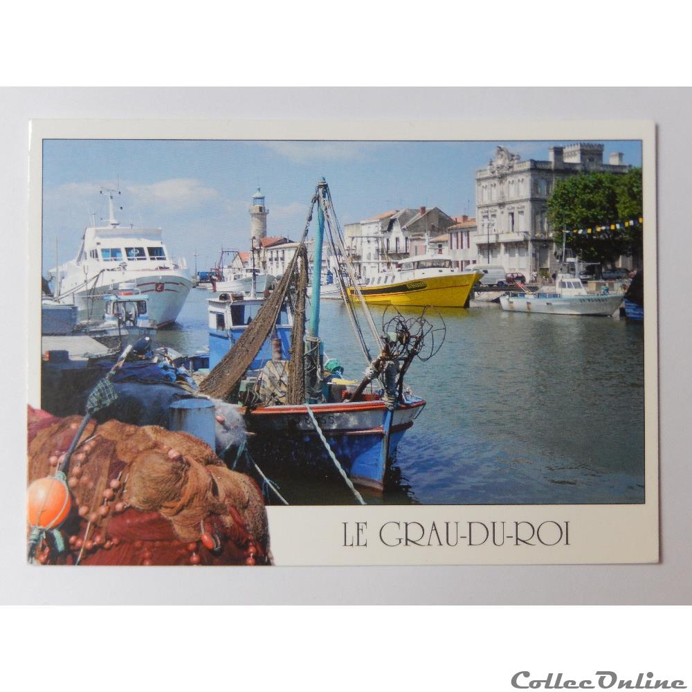 CP du Gard, Le Grau-du-Roi carte postale france languedoc roussillon cp du gard le grau du roi