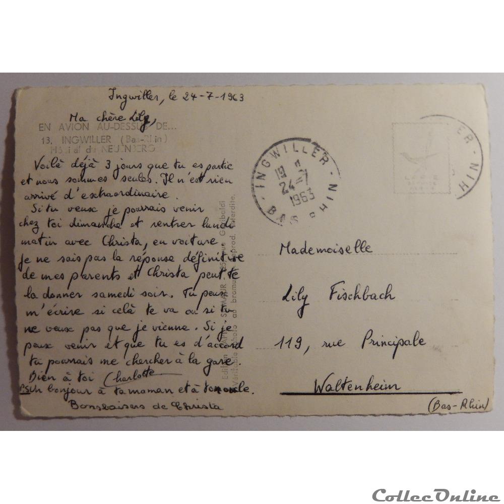 carte postale france alsace cpa de ingwiller neuenberg bas rhin