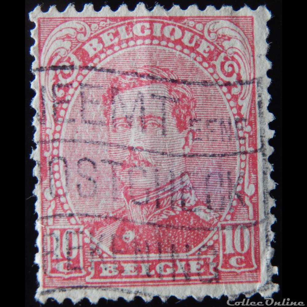 Belgique 00138 roi Albert I 10c de 1915 timbre europe belgique 00138 roi albert i 10c de 1915