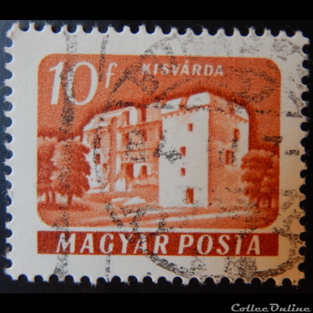 Hongrie 01335A Kisvarda 10f de 1961 timbre europe hongrie 01335a kisvarda 10f de 1961