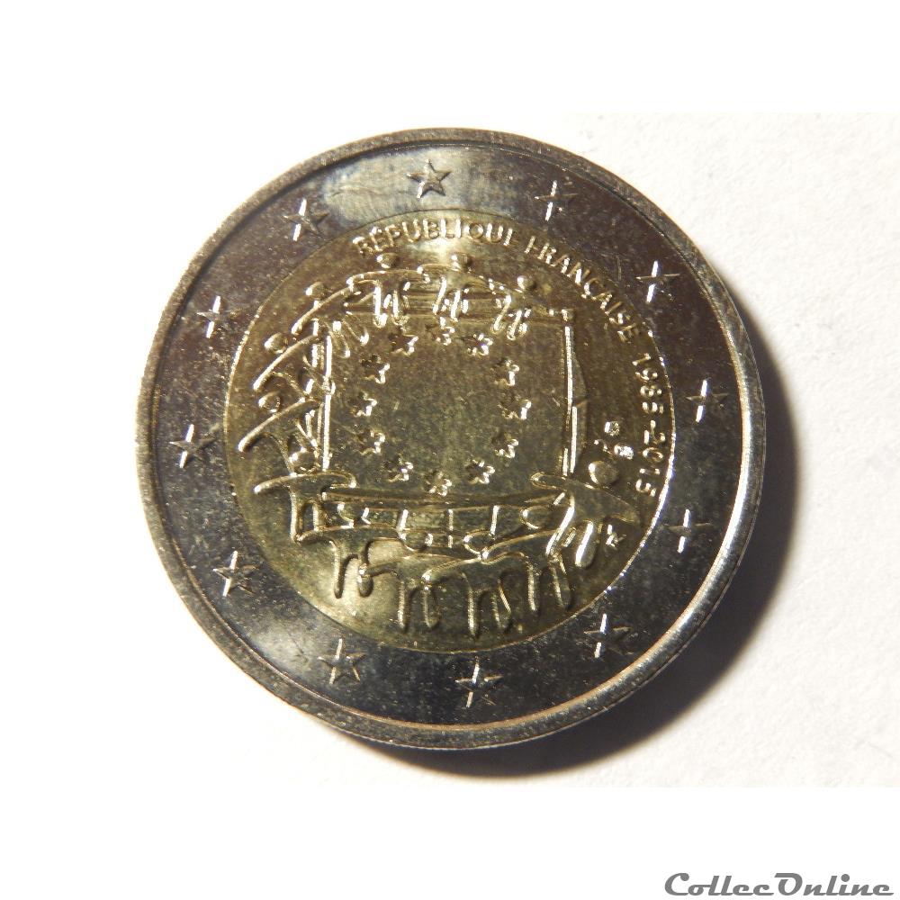 monnaie france drapeau europeen
