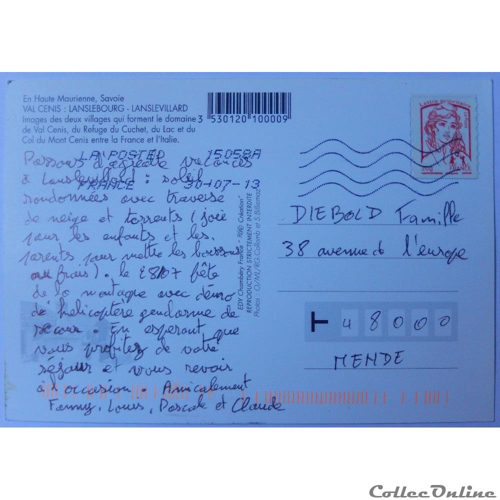 CP de Savoie, Val Cenis carte postale france rhone alpe cp de savoie val cenis