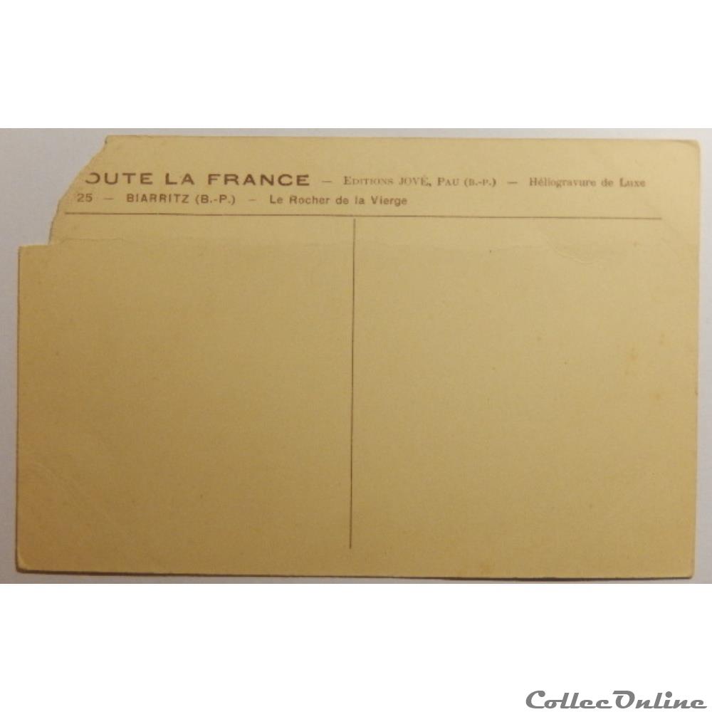 carte postale france aquitaine cpa des pyrenees atlantiques biarritz