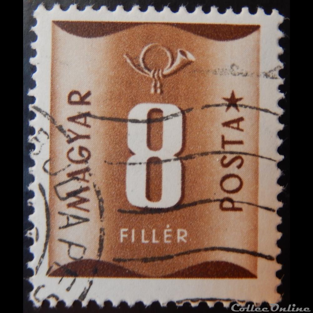 timbre europe hongrie t0187 chiffre 8f de 1951