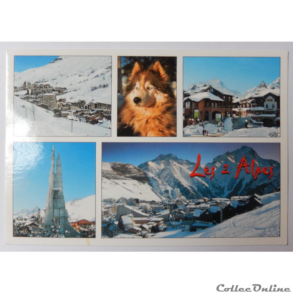 CP de l'Isère, Les 2 Alpes carte postale france rhone cp de isere les 2 alpes