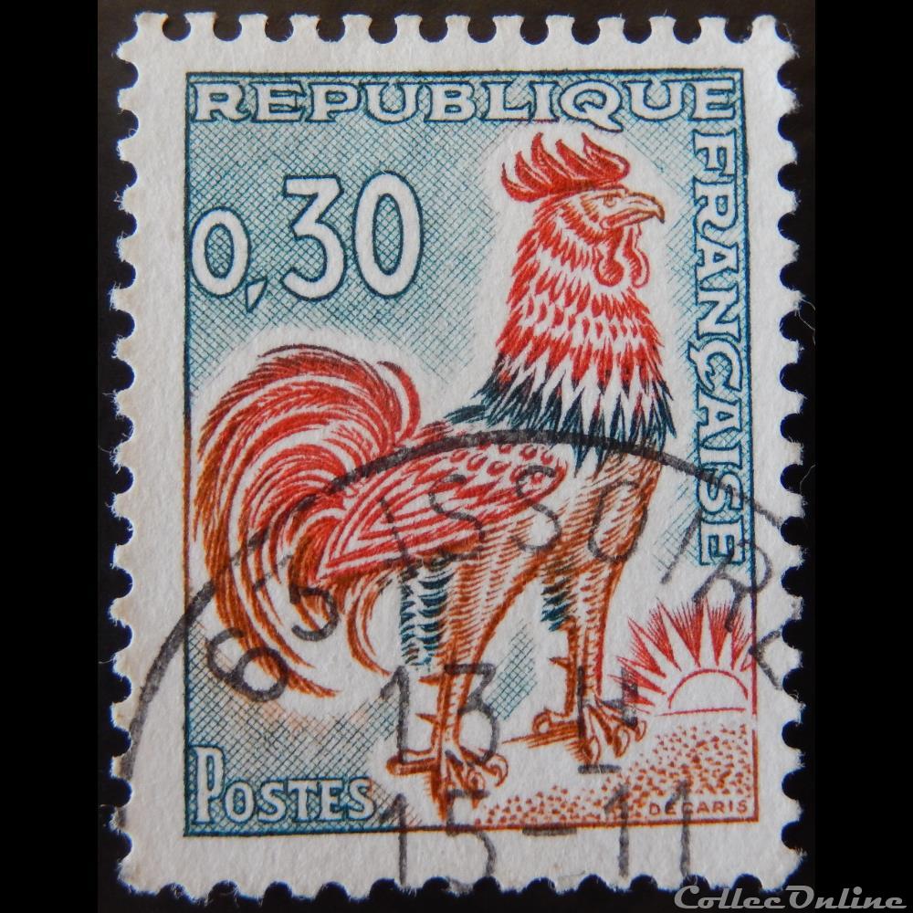 01331A Coq de Decaris 0F30 3 timbre france 01331a coq de decaris 0f30