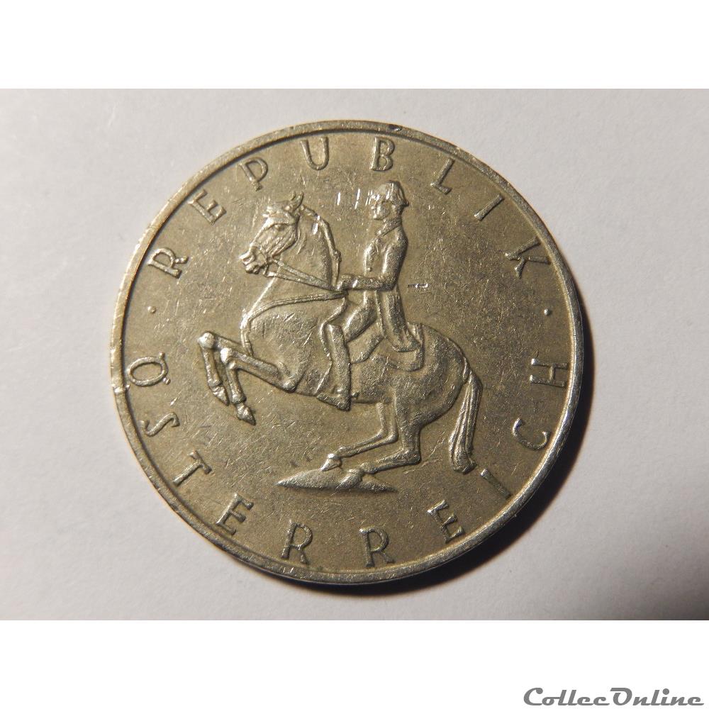 Autriche, 5 Schilling 1969 2 monnaie monde autriche 5 schilling 1969