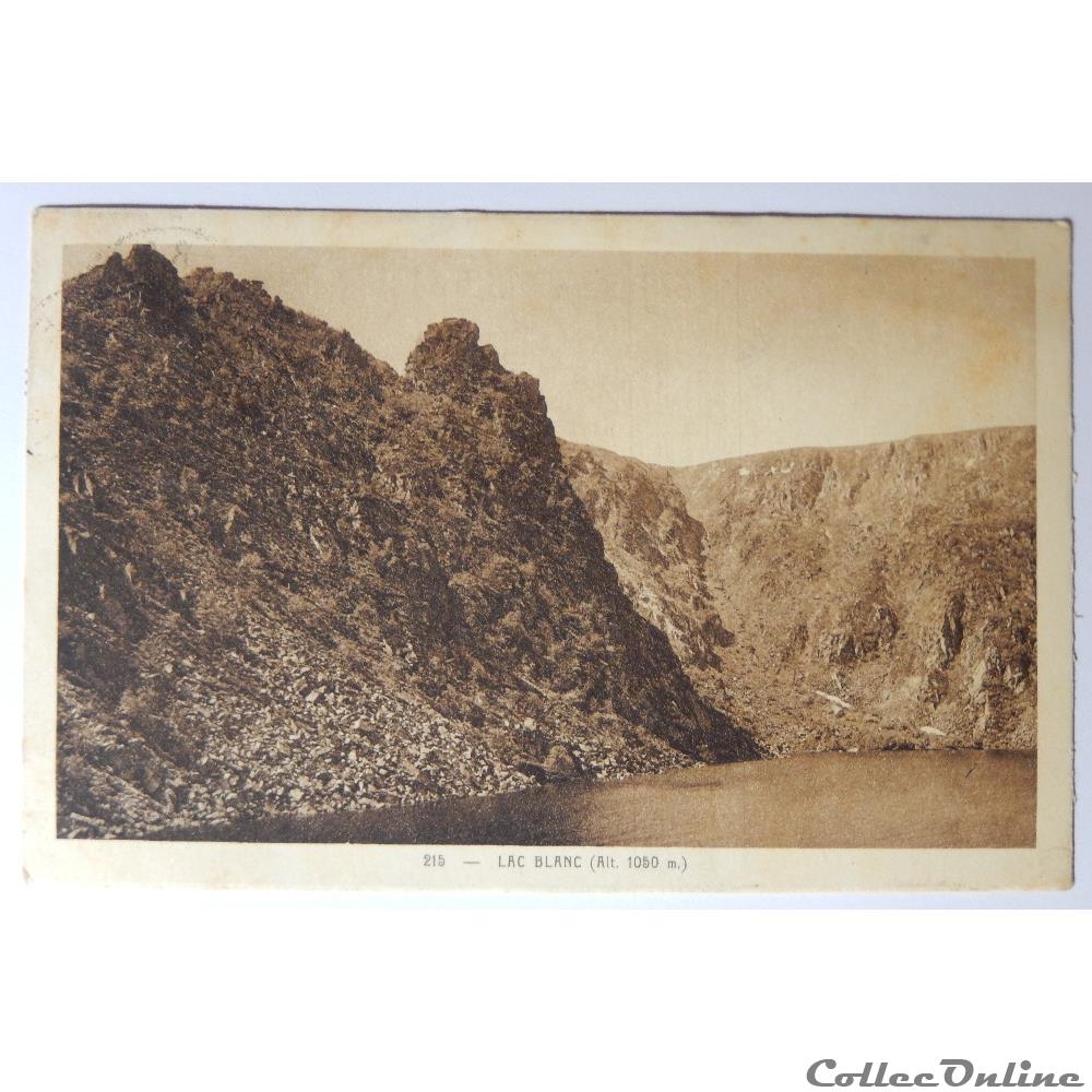 carte postale france alsace cpa du lac blanc haut rhin