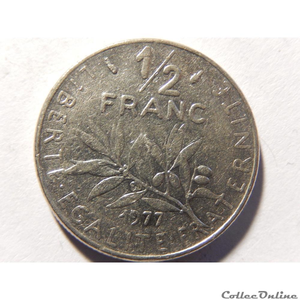 50 centimes Semeuse 1977 monnaie france moderne 50 centimes semeuse 1977