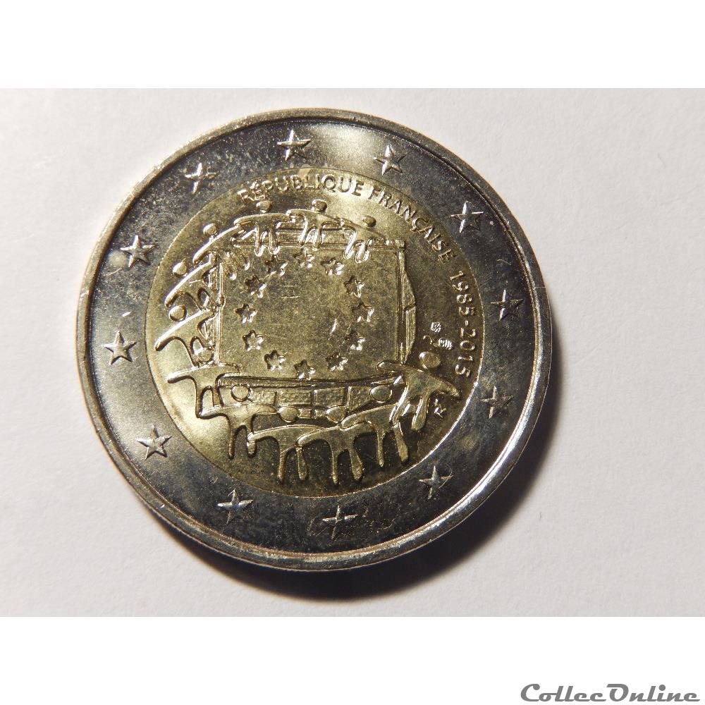 monnaie france drapeau europeen
