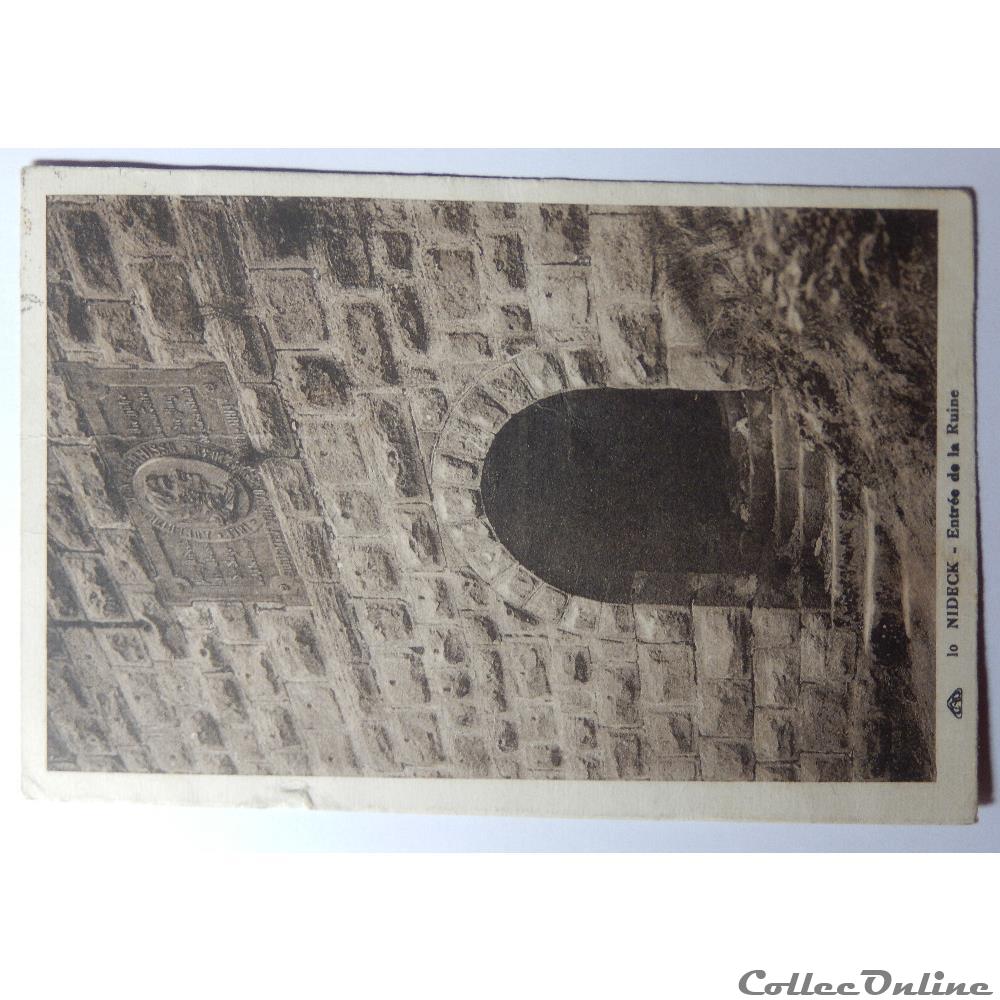 CPA du Nideck, entrée de la ruine, Bas-Rhin carte postale france alsace cpa du nideck entree de la ruine bas rhin