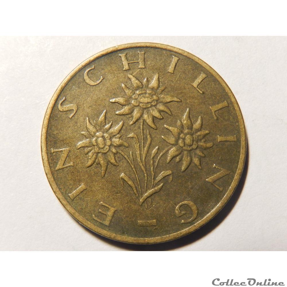 Autriche, 1 Schilling 1979 2 monnaie monde autriche 1 schilling 1979