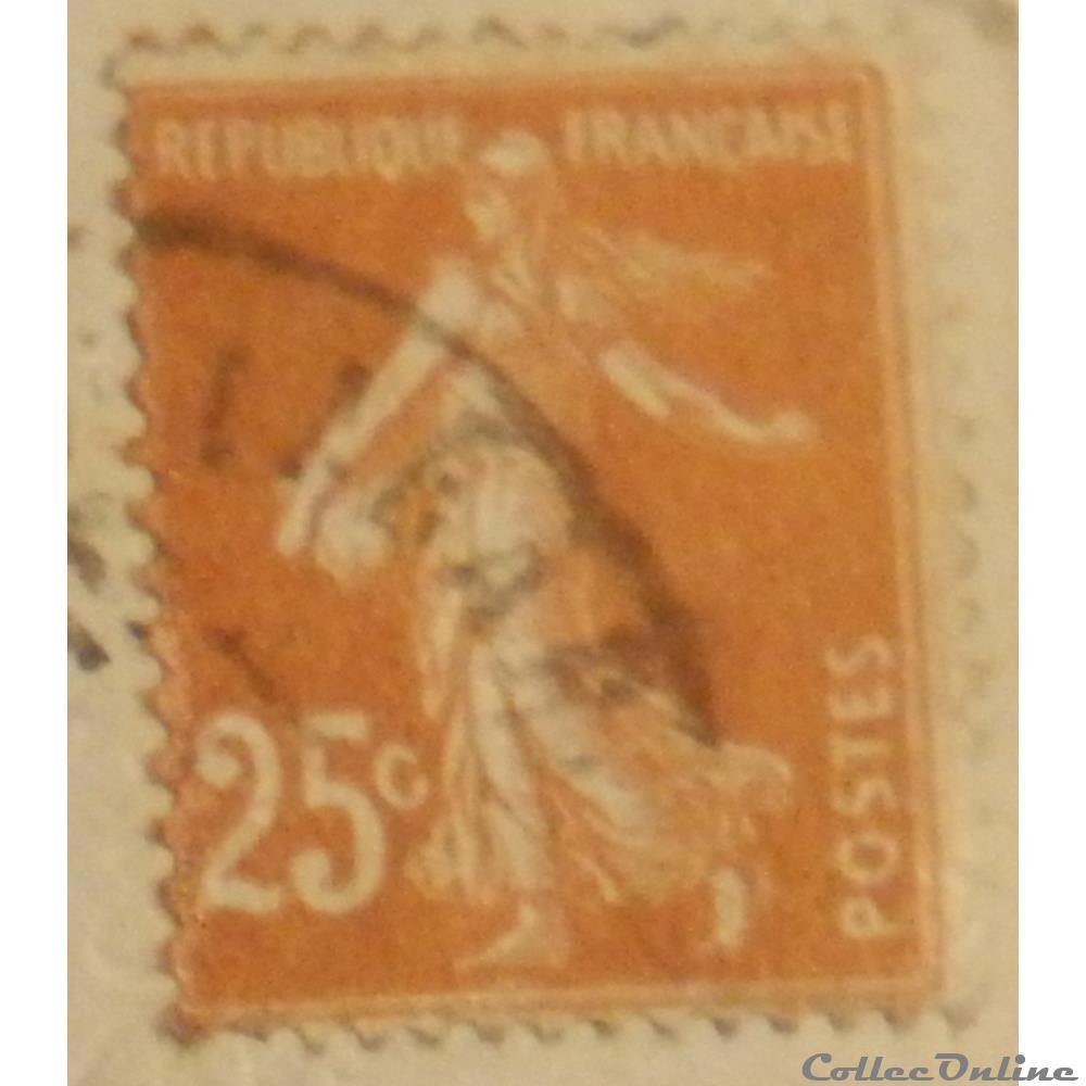 00235 Semeuse camée 3ème série 25c de 1927 3 timbre france 00235 semeuse camee 3eme serie 25c de 1927