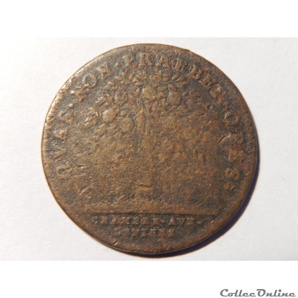 Jeton non daté monnaie mereaux france jeton non date