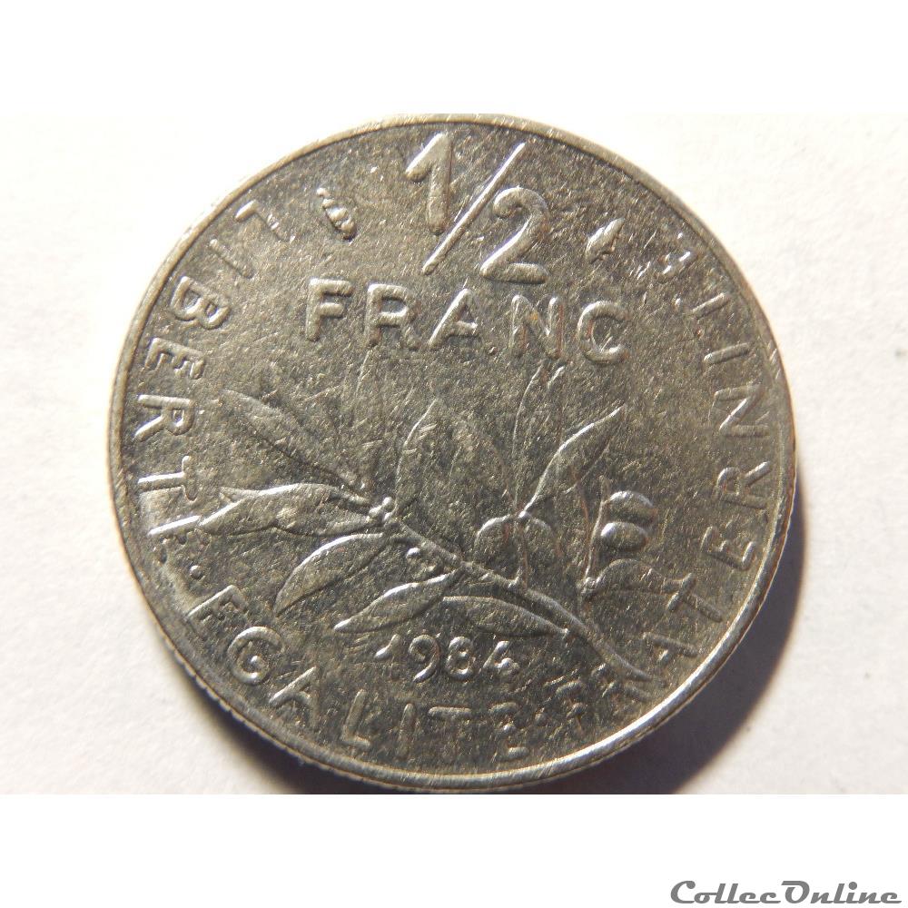 50 centimes Semeuse 1984 monnaie france moderne 50 centimes semeuse 1984