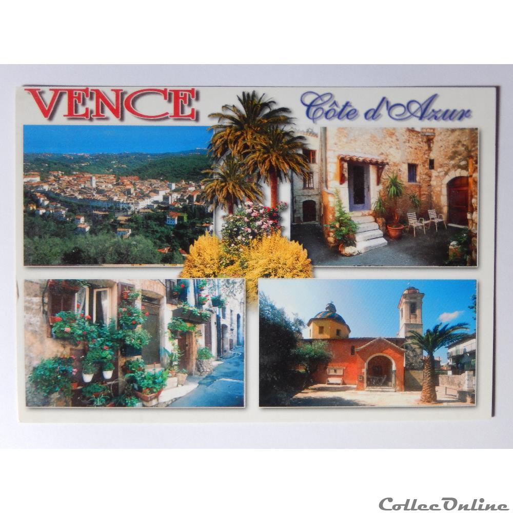 carte postale france provence cote azur cp des alpes maritimes vence