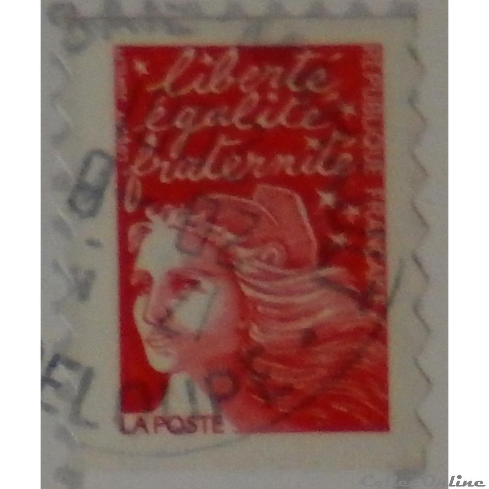 03085 Marianne de Luquet rouge sans valeur de 1997 2 timbre france 03085 marianne de luquet rouge sans valeur de 1997