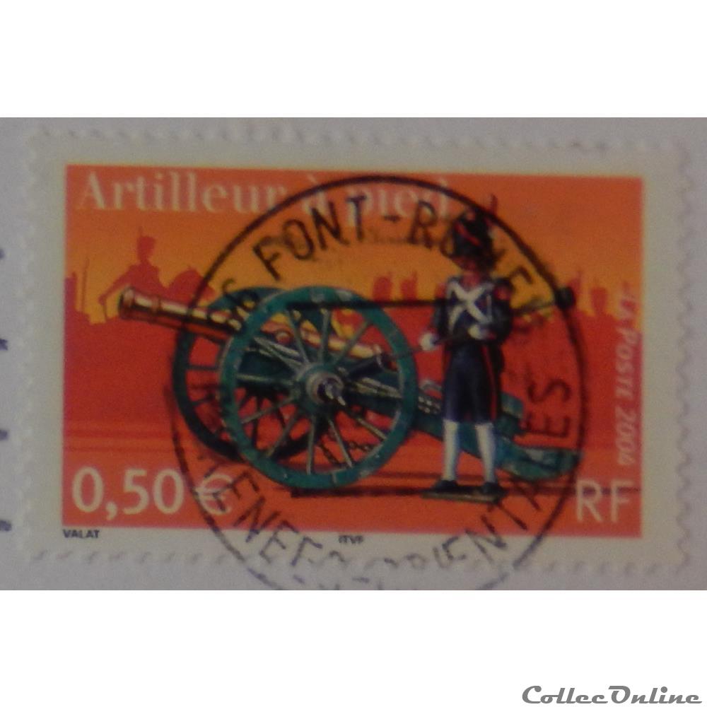 03680 artilleur à pied Napoléon 1er 0.50€ de 2004 timbre france 03680 artilleur a pied napoleon 1er 0 50 de 2004
