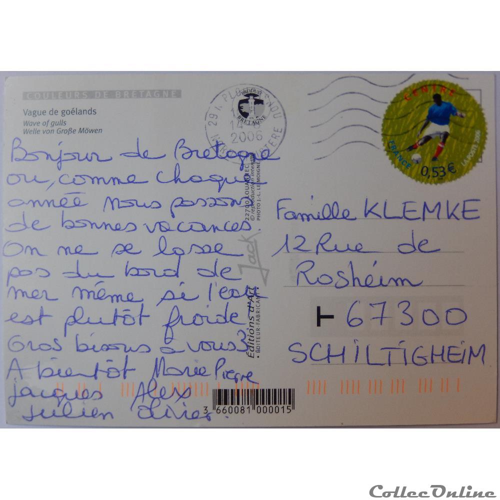 carte postale france cp de bretagne
