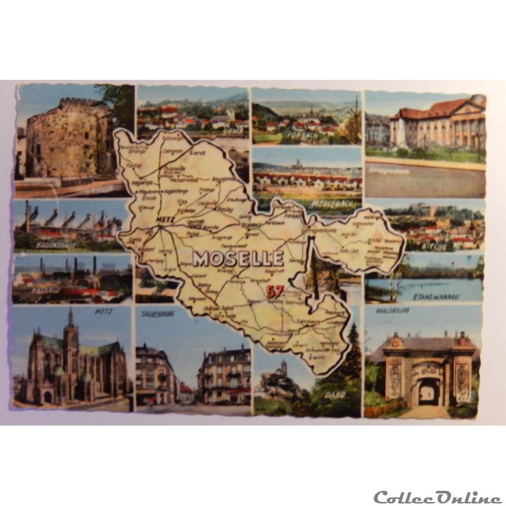 carte postale france lorraine cpa de moselle