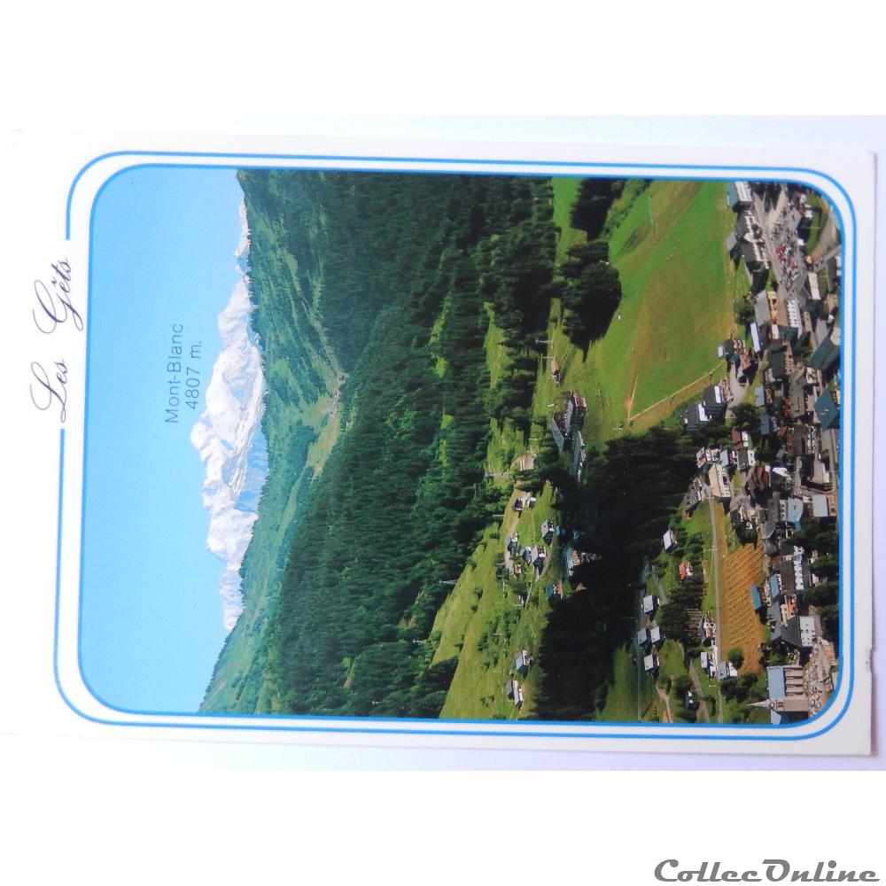 carte postale france rhone alpe cp de haute savoie les gets