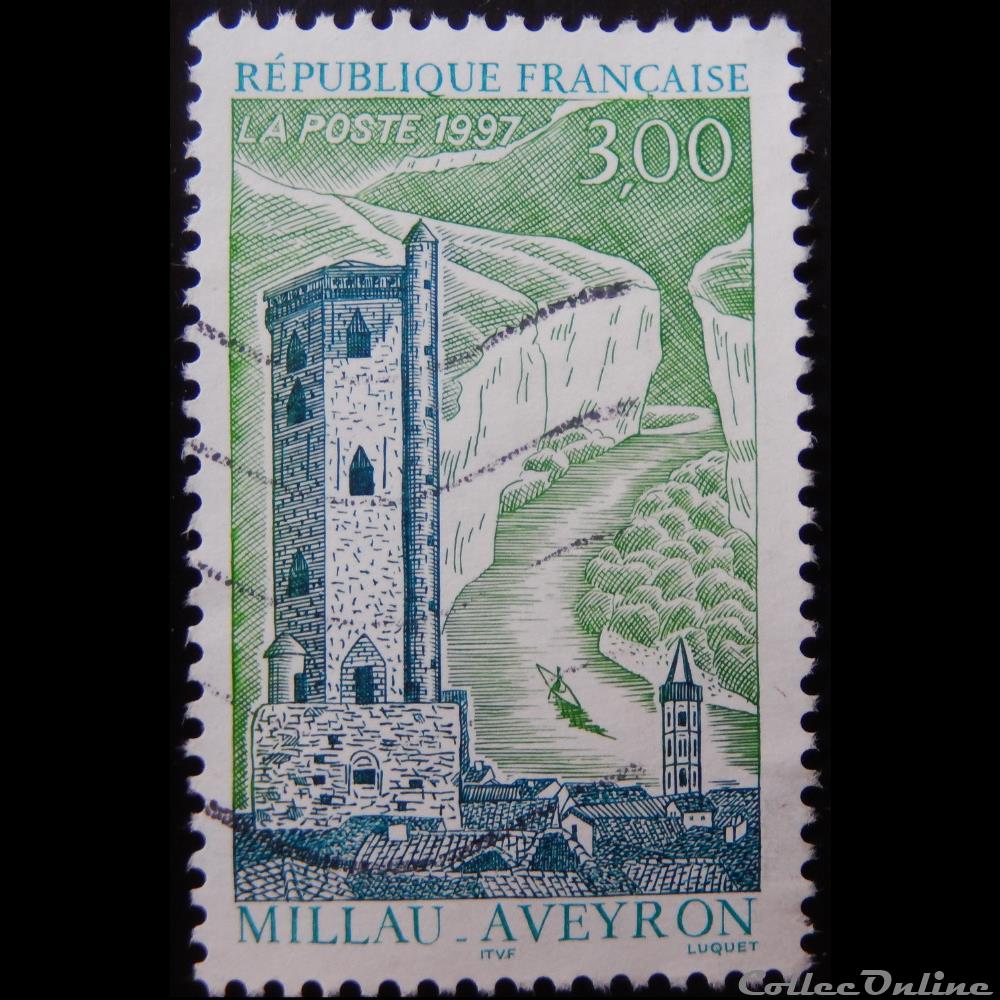 03079 Millau - Aveyron 3F timbre france 03079 millau aveyron 3f