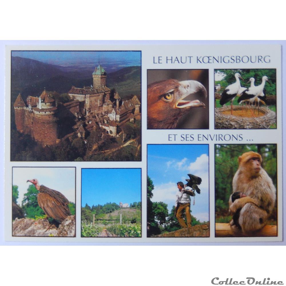 carte postale france alsace cp du bas rhin le haut koenigsbourg