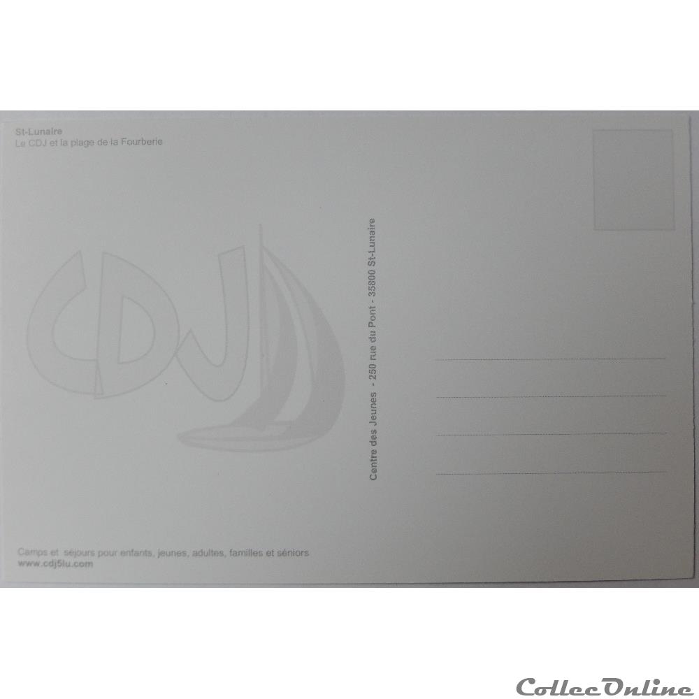carte postale france bretagne cp ille et vilaine saint lunaire