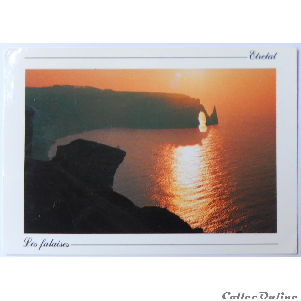 carte postale france haute normandie cp de seine maritime etretat