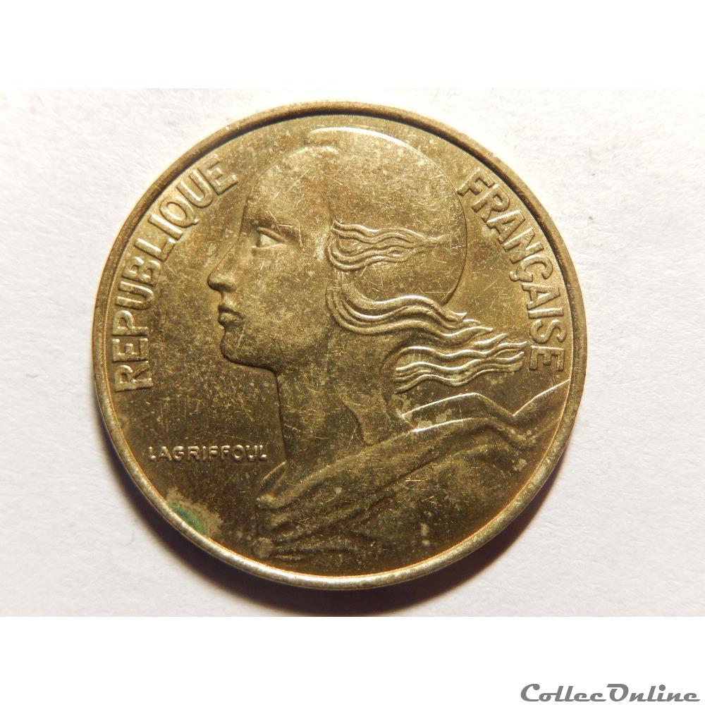 monnaie france moderne 20 centimes marianne 1994 abeille