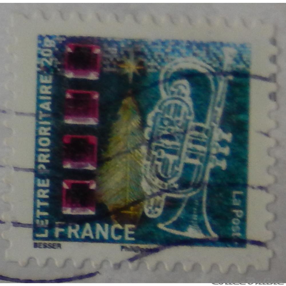 AA00505 Trompette 20g de 2010 timbre france aa00505 trompette 20g de 2010