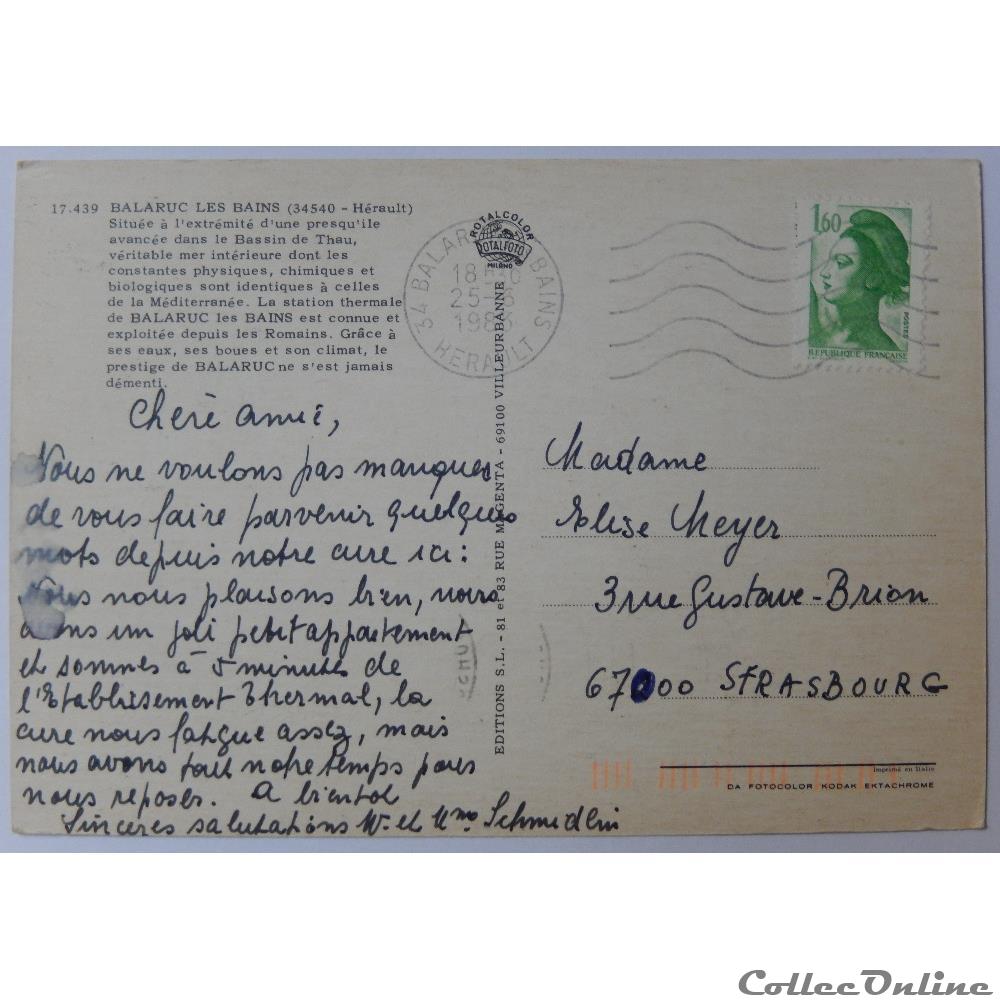 CP de l'Hérault, Balaruc-les-Bains carte postale france languedoc roussillon cp de herault balaruc les bains