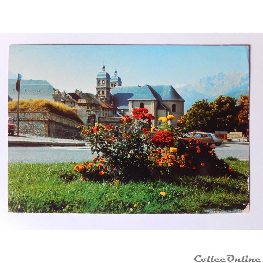 CP des Hautes-Alpes, Briançon, la cathédrale carte postale france provence cote azur cp des hautes alpes briancon la cathedrale