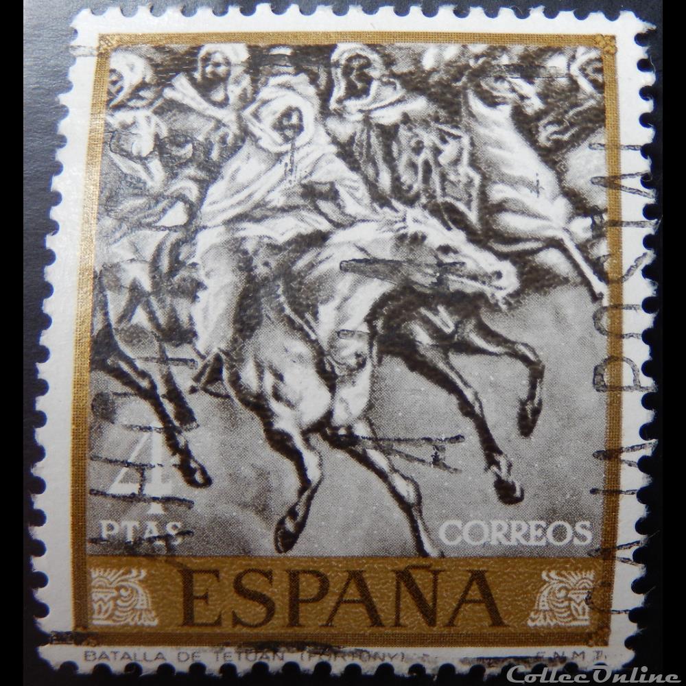 Espagne 01515 peinture de Mariano Fortuny 4Ptas de 1968 timbre europe espagne 01515 peinture de mariano fortuny 4ptas de 1968