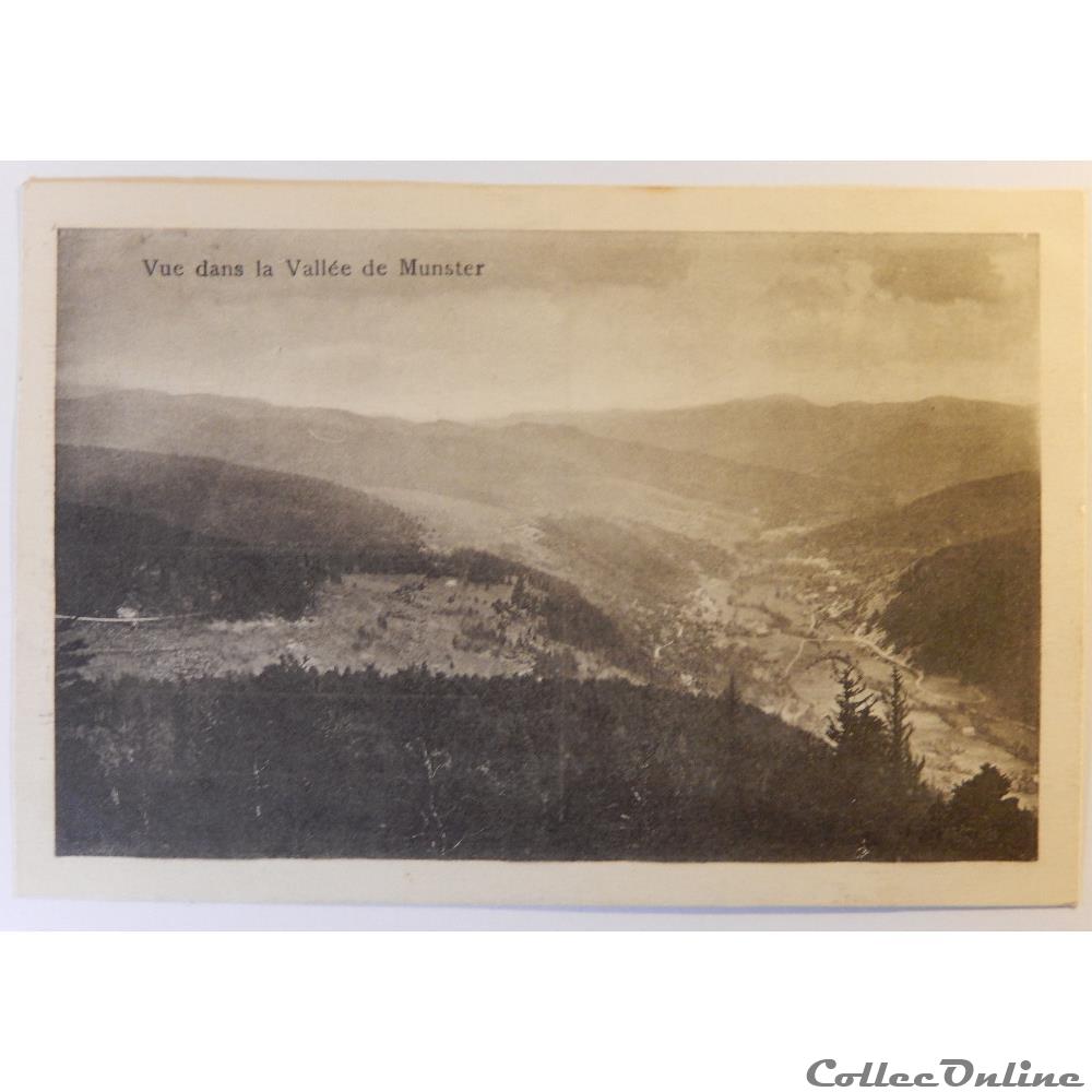 carte postale france alsace cpa de munster la vallee haut rhin