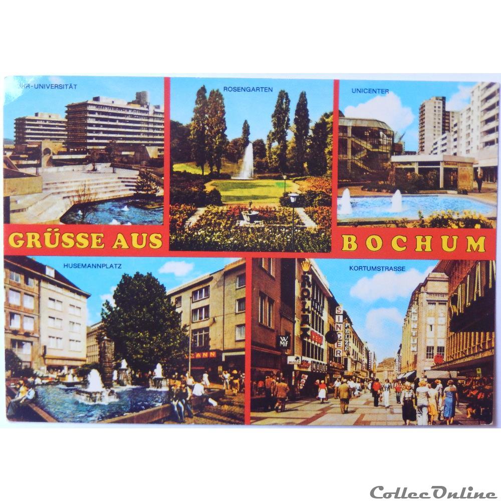 bochum allemagne carte CP d'Allemagne, Rhénanie du Nord Westphalie, Bochum : Postcards