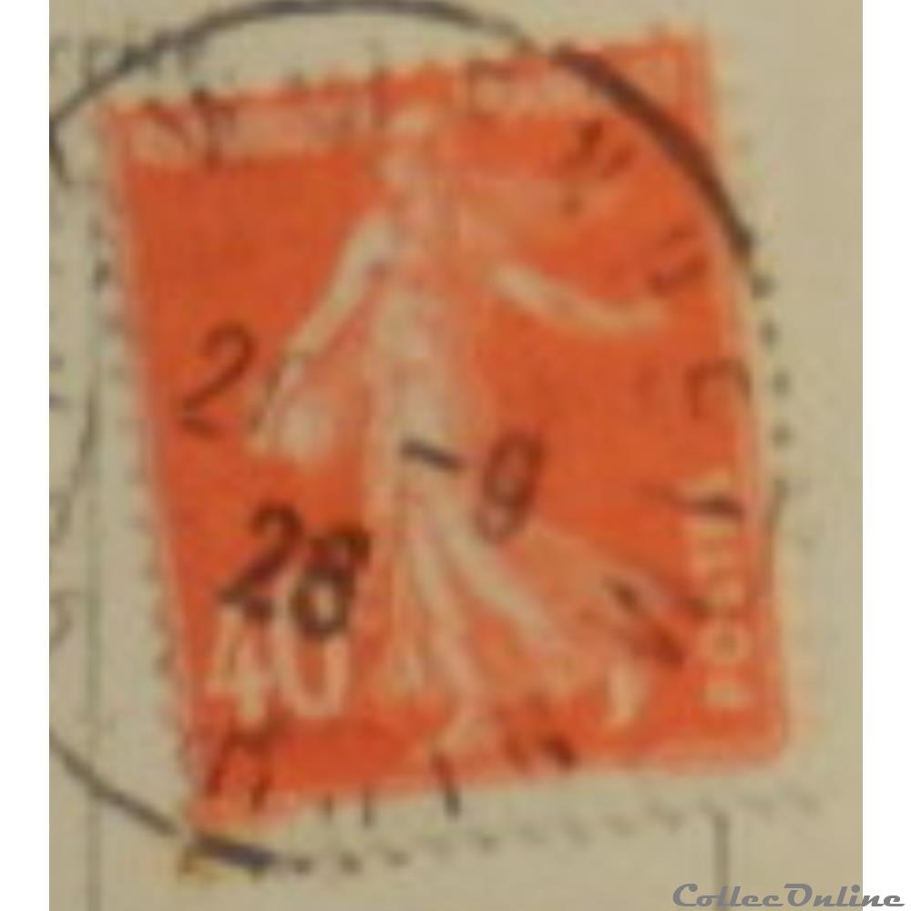 00194 Semeuse camée 2ème série 40c vermillon de 1926 3 timbre france 00194 semeuse camee 2eme serie 40c vermillon de 1926